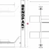 BendPak Heavy Duty Four Post Lift Specifications Diagram jpg 1