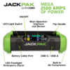 jackpak ultra2500a 5180050 4 in 1jumpstarter front callouts 01