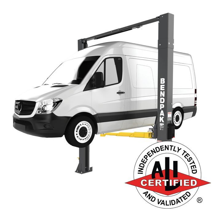 BendPak 2-post hoist for car and van Genesis Equipment Australia