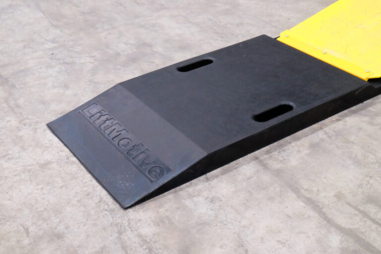 extension ramps for scissor lifts and hoists in automotive workshops