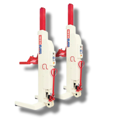 Stertil Koni column lifts at the Genesis Equipment stand at Brisbane Truck Show 2025