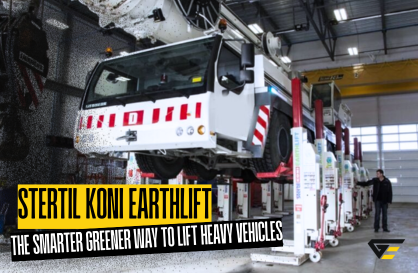 the greener way to lift heavy vehicles stertil koni earthlift Genesis Equipment Australia