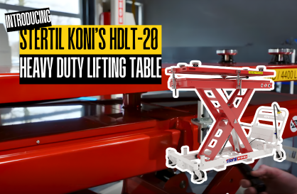 stertil koni heavy duty lifting table for EV batteries