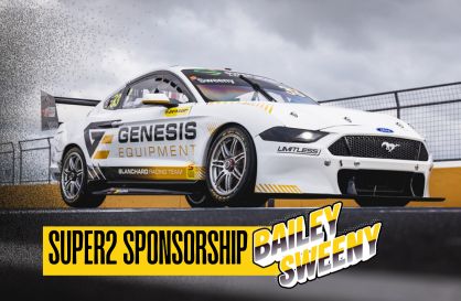 Bailey Sweeny Super2 Motorsport Australia Genesis Equipment