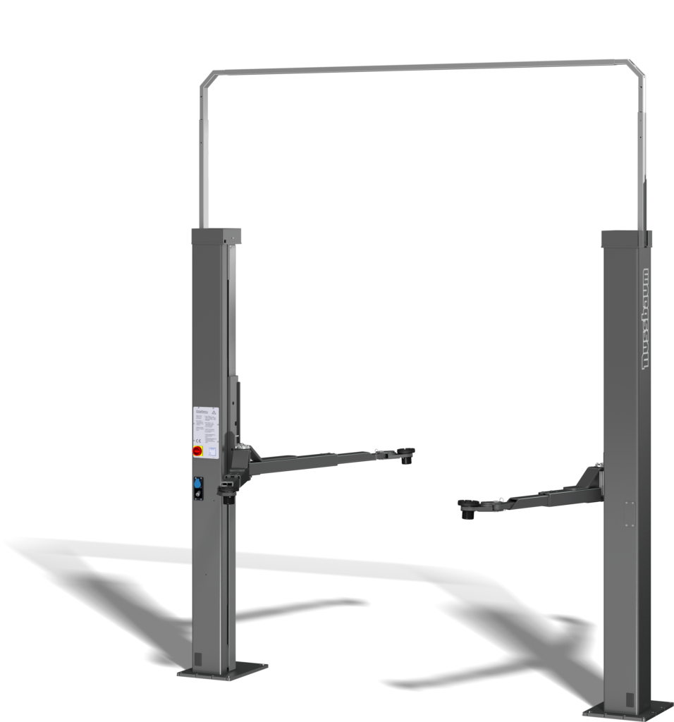 Nussbaum SMART LIFT 2.35 SL EV 2-post hoist with EV lifting arms